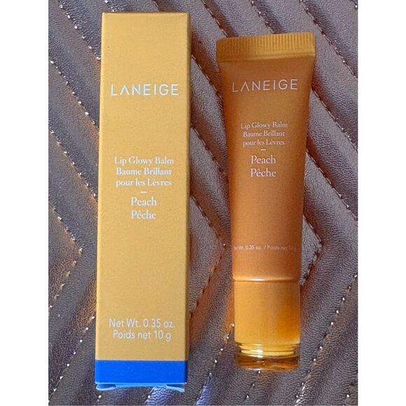LANEIGE - NWT - Lip Glowy Balm in Peach. New in Box, .35 oz. - Picture 8 of 16